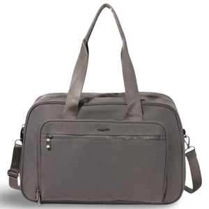Baggallini Getaway Split Case Duffle Bag - Smoke Twill