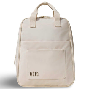 BEIS The Expandable Backpack in Beige