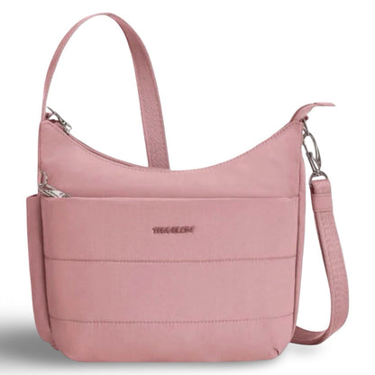 Travelon Anti-Theft Roam Medium Crossbody - Desert Pink