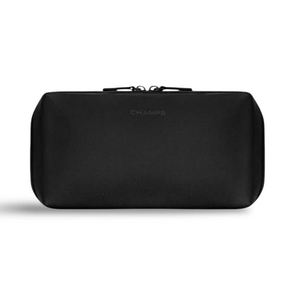 CHAMPS Onyx Collection Toiletry Bag - Black