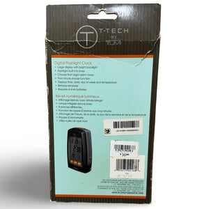 TUMI T-Tech Digital Flashlight Battery Operated Clock