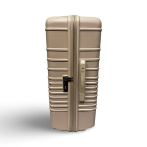 BÉIS Large Check-In Roller - Beige
