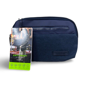 Travelon Anti-Theft Metro Convert Crossbody Waist Pack - Navy Heather