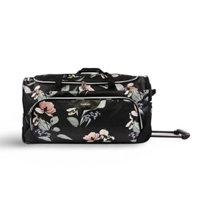 Bebe 30" Rolling Duffle Bag - Black Floral