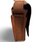 Kenneth Cole Reaction Colombian Leather Crossbody 15.6" Laptop Bag - Cognac