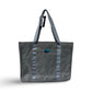 BADGLEY MISCHKA Nylon Travel Tote Weekender Bag- Grey
