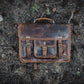 18 inch Buffalo Leather Briefcase
