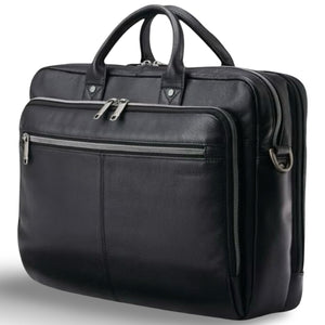 Samsonite Classic Leather Toploader - Black