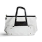 BADGLEY MISCHKA Anna XL Faux Leather Tote Weekender Travel Bag - White