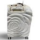 Thalia Sodi Rose Flower 26" Expandable Luggage - White (Preowned)