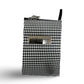 London Fog Cambridge 16" Classic Satchel - Black White Houndstooth
