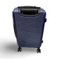 BROOKSTONE Nelson 21" Hardside Carry-On Luggage with Charging Port - Navy
