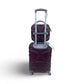 AMKA Gem 2-Pc. Carry-On Hardside Cosmetic Luggage Set - Purple