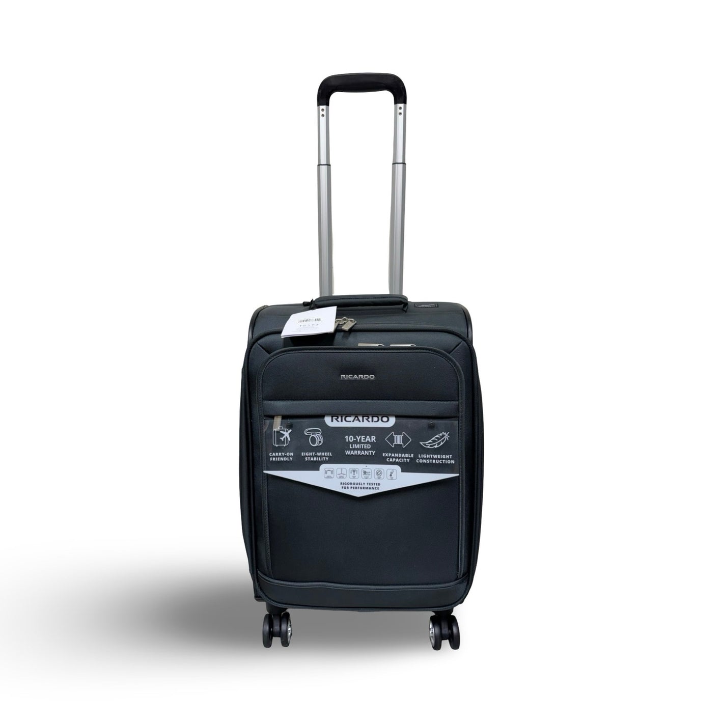 Ricardo Torrance Softside 21" Carry-On Spinner Suitcase - Charcoal