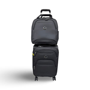 Delsey Storm Plus 2-piece Under Seater & Carry-On Set – Black (USED)
