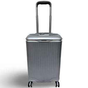 Samsonite Silhouette 18 Hardside Carry On Spinner Suitcase -Silver (Preowned)