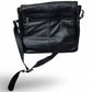 Siamod San Francesco Leather Messenger Bag - Black