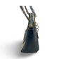 BADGLEY MISCHKA Caroline Women's Tote Weekender Travel Bag- CHAMPAGNE- NAVY