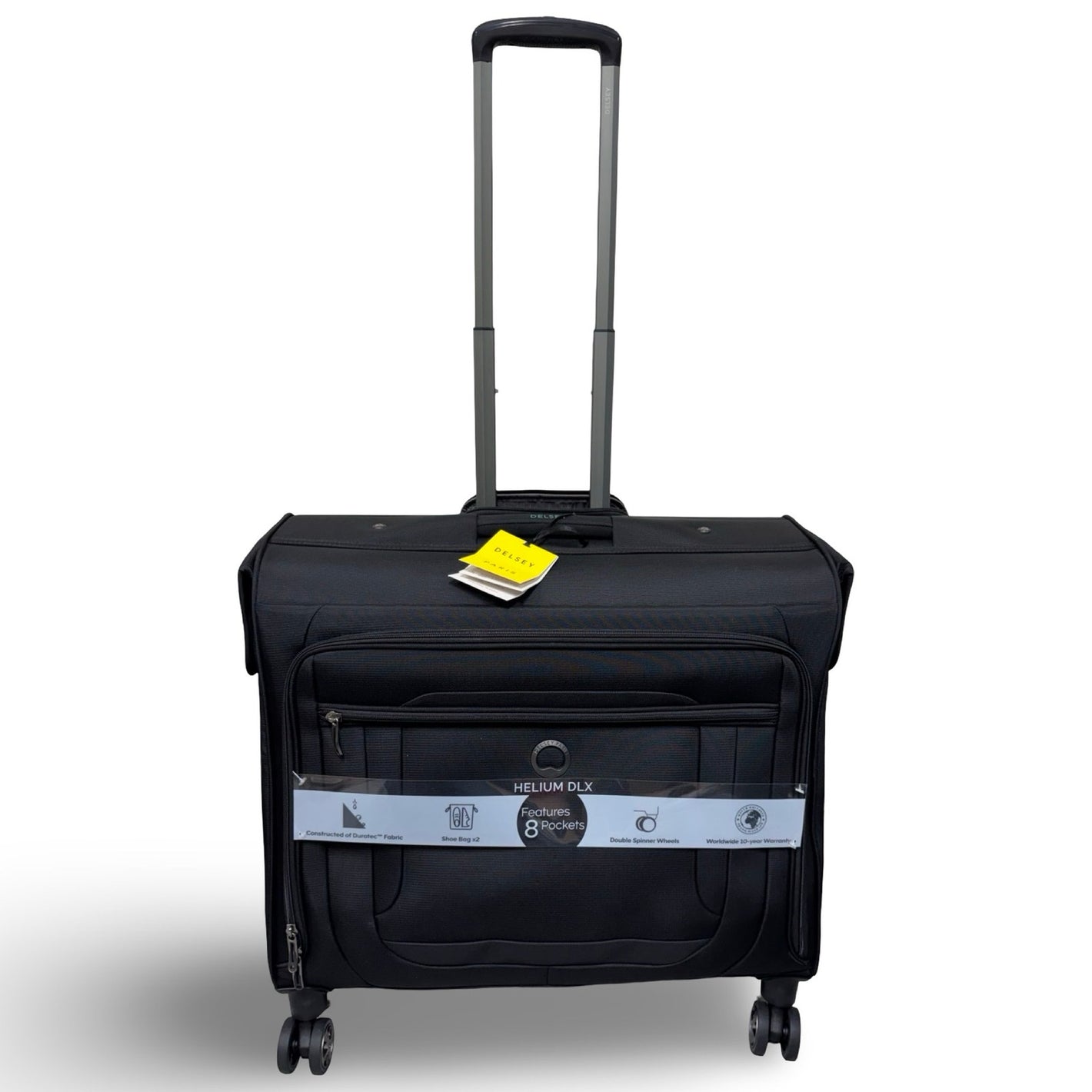 DELSEY Helium DLX Spinner Garment Bag– Black