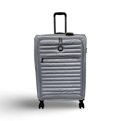 Delsey Paris Cruise 3.0 Soft 28" Expandable Spinner - Platinum