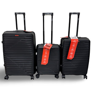 Bobcat Excavator 3-Pc. Expandable Hardside Spinner Luggage Set - Black