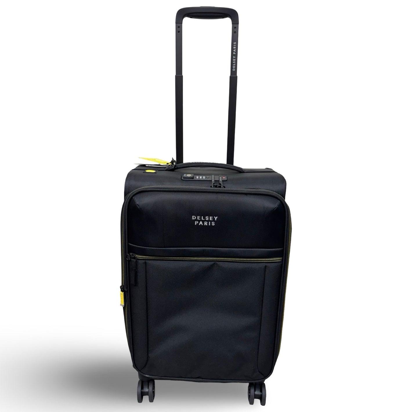 Delsey Paris Brochant 3 20" Expandable Carry On - Deep Black
