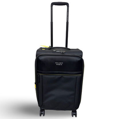 Delsey Paris Brochant 3 20" Expandable Carry On - Deep Black