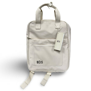 BEIS The Expandable Backpack in Beige
