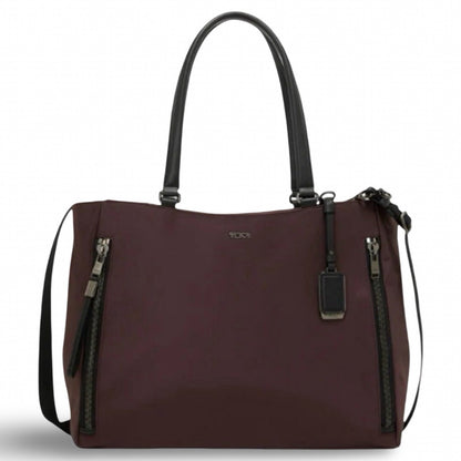 TUMI Voyageur Valetta Large Tote - Deep Plum
