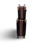 PUÍCHE Trésor Carry-on Vanity Trunk Luggage, Set of 2, Black.