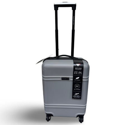 Travelers Club Skyline 22" Carry-On Spinner Luggage, Gray