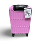 AMKA Honeycomb 22" Carry-On Expandable Spinner Suitcase - Pink