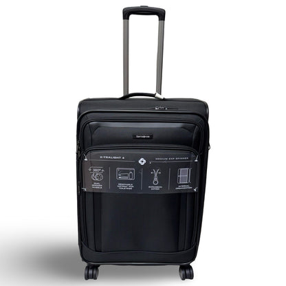 Samsonite X-Tralight 4 Medium Check-in Expandable Spinner - Black