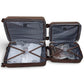 Kensie Hillsboro Expandable Hardside Collection Set, 4 Piece - Cappuccino