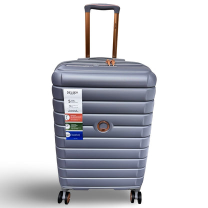DELSEY Shadow 5.0 Expandable 24" Check-in Spinner Luggage - Harbor Grey