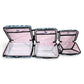 Bella Caronia 3 Piece Rolling Hardside Luggage Set - Royal Style Floral