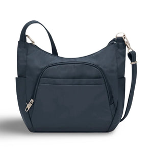 TRAVELON Anti-Theft Classic Crossbody Bucket Bag - Midnight