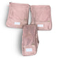 BÉIS The Compression Packing Cubes, Set of 3 - Atlas Pink