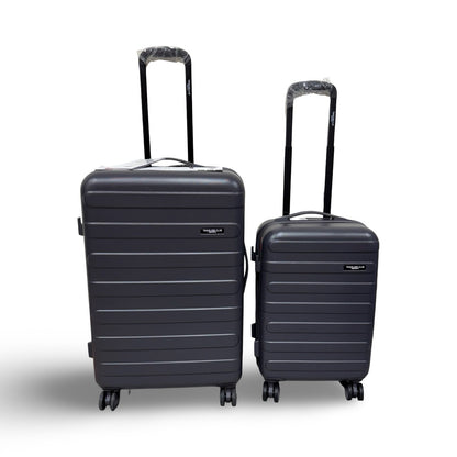 TRAVELERS CLUB Austin 4 Piece Hardside Luggage Set - Forged Iron