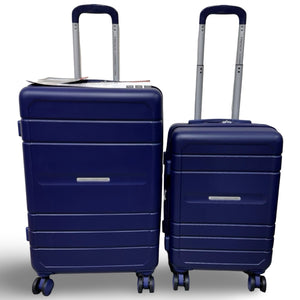 Saint Martin 4 Piece Hardside Luggage Set 4in1 CUP/USB/USB-C/PHONE HOLDER