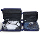 Saint Martin 4 Piece Hardside Luggage Set 4in1 CUP/USB/USB-C/PHONE HOLDER