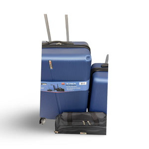 TAG Cityscape 4 Piece Hardside Luggage Set- Air Blue