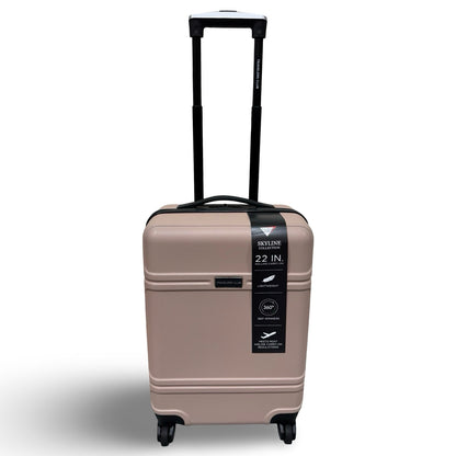 Travelers Club Skyline 22" Carry-On Spinner Luggage, Filmy