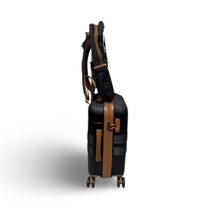 Delsey Paris Flanerie Backpack and Carry On Set - Black Brown