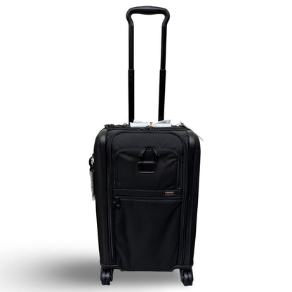 TUMI Alpha International Expandable 4 Wheeled Carry-On - Black
