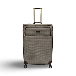 London Fog Cambridge 29" Expandable Spinner - Olive Houndstooth