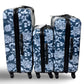 Bella Caronia 3 Piece Rolling Hardside Luggage Set - Royal Style Floral