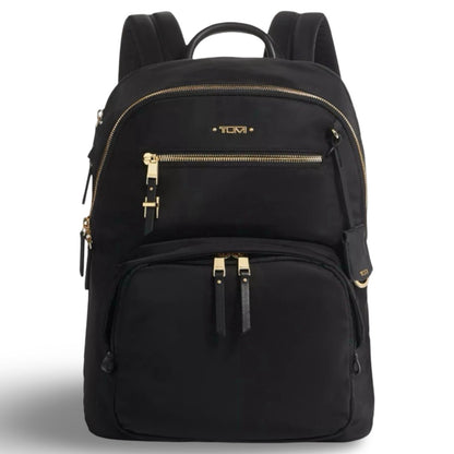 TUMI Voyageur Hilden Backpack - Black/Gold