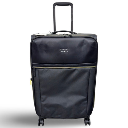 Delsey Paris Brochant 3 Medium Expandable Spinner - Black