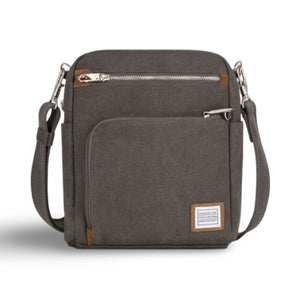 TRAVELON Anti-Theft Heritage Tour Bag- Pewter